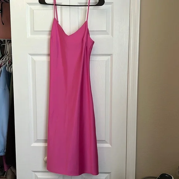 knee length dresses for ladies Satin Sweetheart Midi Dress main image 1